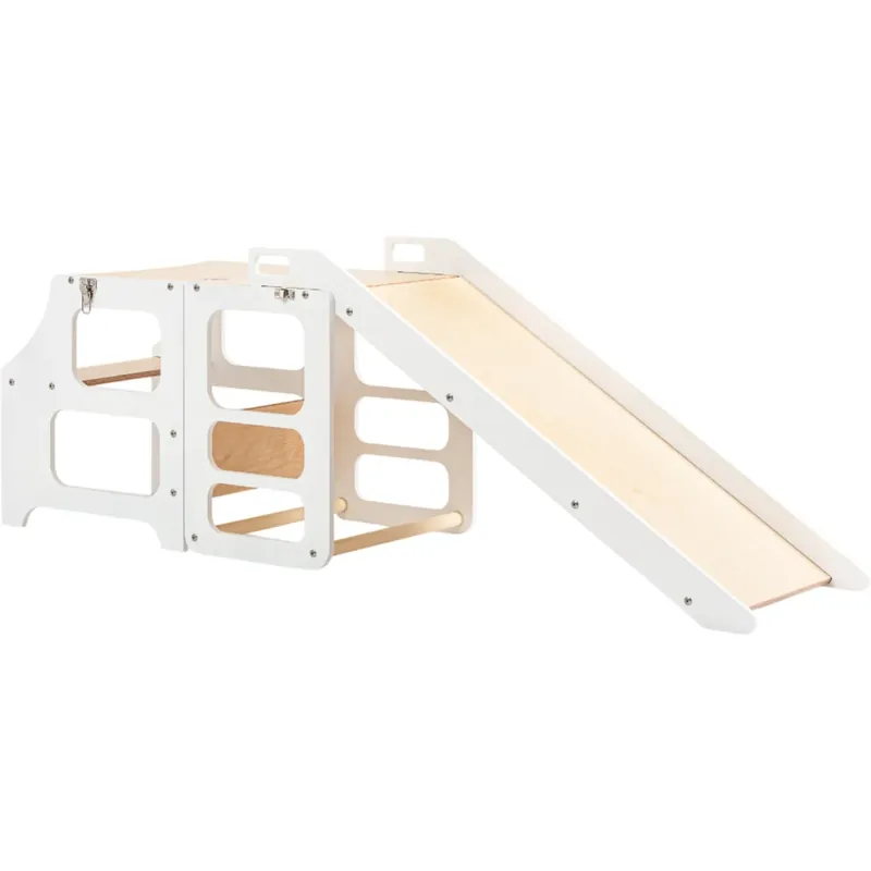 Outlet Duck Woodworks Foldable Kitchen Tower w. Slide White