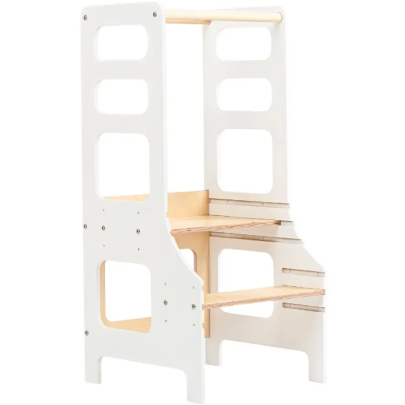 Köp nu Duck Woodworks Adjustable Kitchen Tower White