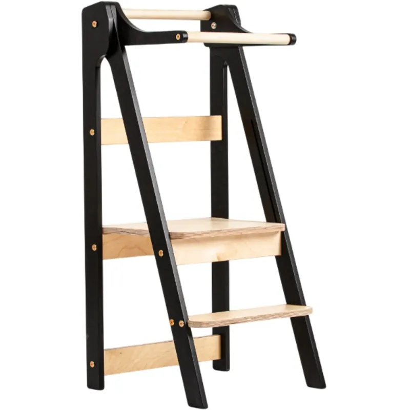 Duck Woodworks Transformable Kitchen Tower Black Beställ nu