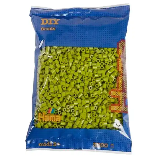 Nyhet HAMA Midi Beads 3000 pcs Lime