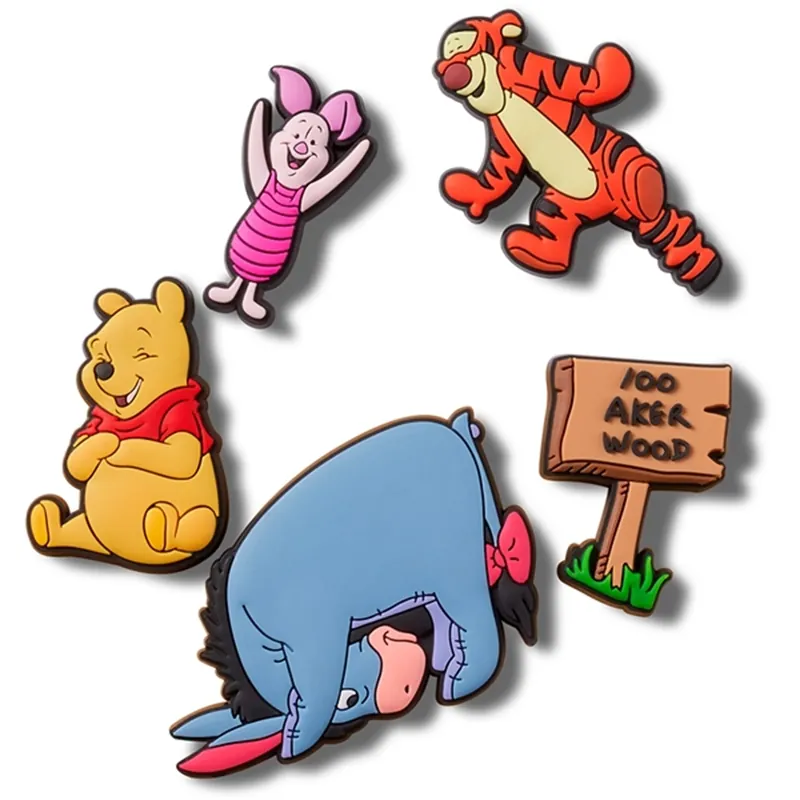 Rabatter Crocs Jibbitz™ Winnie The Pooh 5-pack