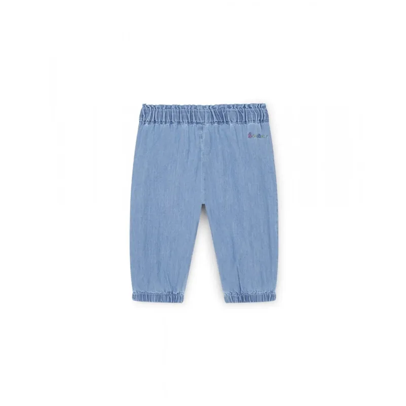 BONTON Chambray Bleu Biscotte Byxor Rea