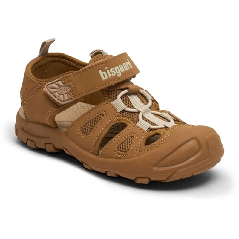 Bisgaard Parker Kardborreband Skor Brown Rabatter