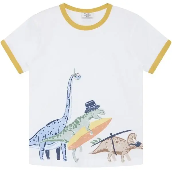 Hust & Claire Mini White Asge T-shirt Kundfavorit