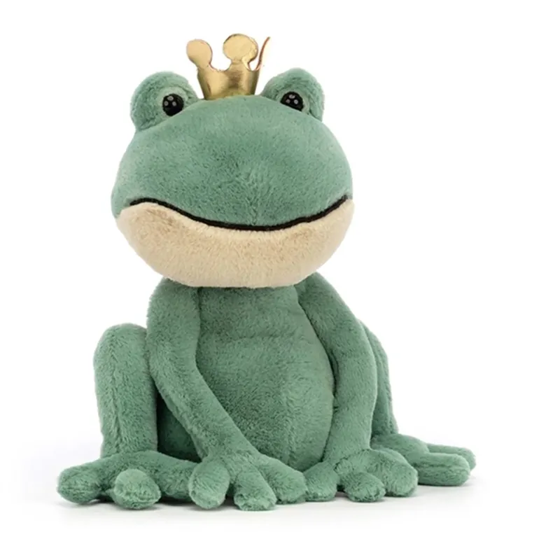 Jellycat Fabian Frø Prins 23 cm I lager