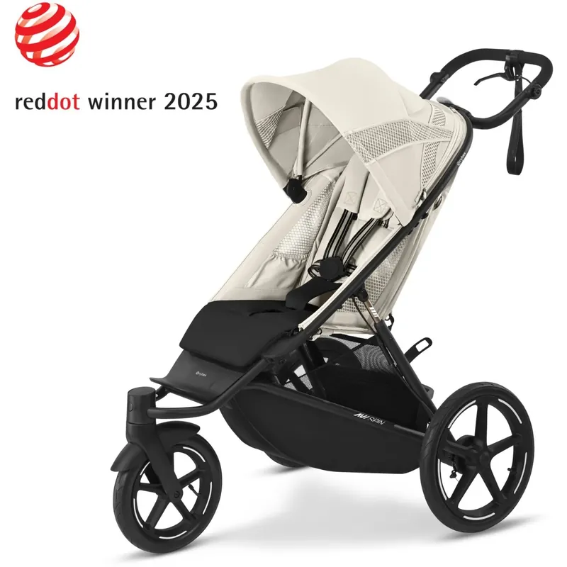 Handla nu Cybex Avi Spin BLK Barnvagn Seashell Beige Light Beige