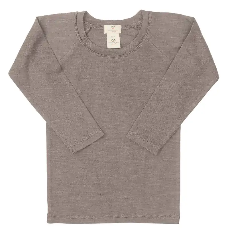 Premium COPENHAGEN COLORS Natural Melange Merino Light Knitted Bluuse