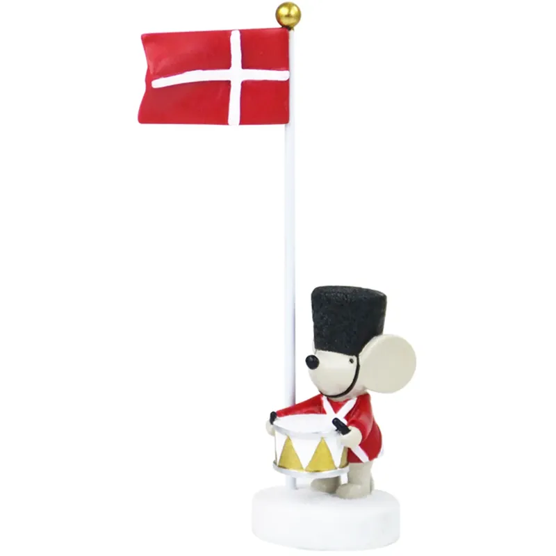 Beställ idag Kids by Friis Bordsflagga Mus med trumma
