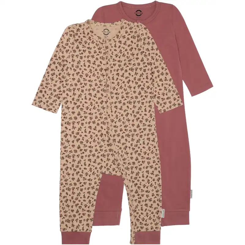 Populär Mikk-Line Rose Brown 2-pack nattdräkt
