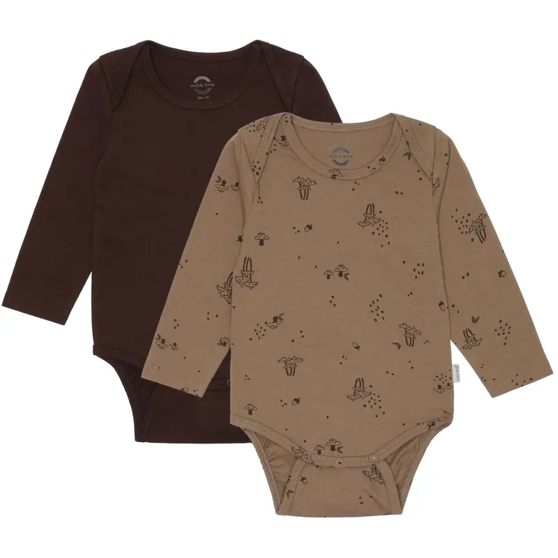 Mikk-Line Chocolate Chip 2-Pack LS Body Endast denna vecka