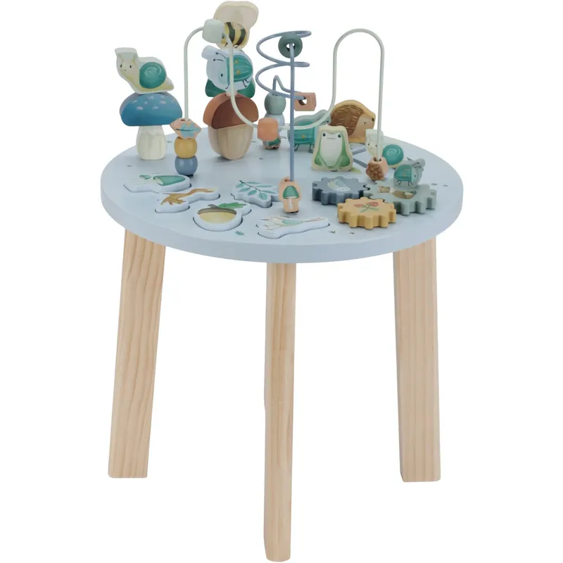 Nyhet Little Dutch Forest Friends Blue Aktivitetsbord