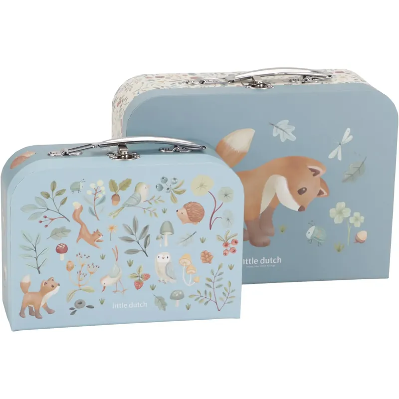 Little Dutch Forest Friends Blue Kuffertsæt Snabb leverans