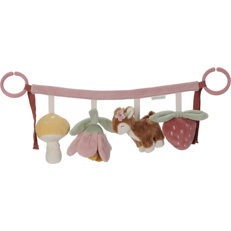 Säker betalning Little Dutch Fairy Garden Pink Barnvagnshänge
