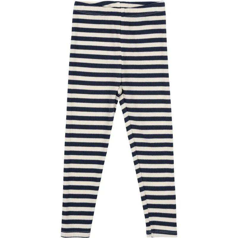 THE NEW Siblings Mood Indigo Striped Fro Uni Rib Leggings Endast idag