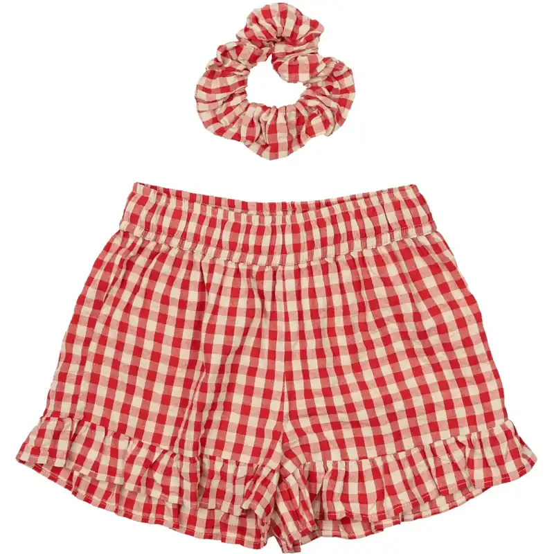 Begränsat erbjudande The New Poppy Red Check Nally Shorts