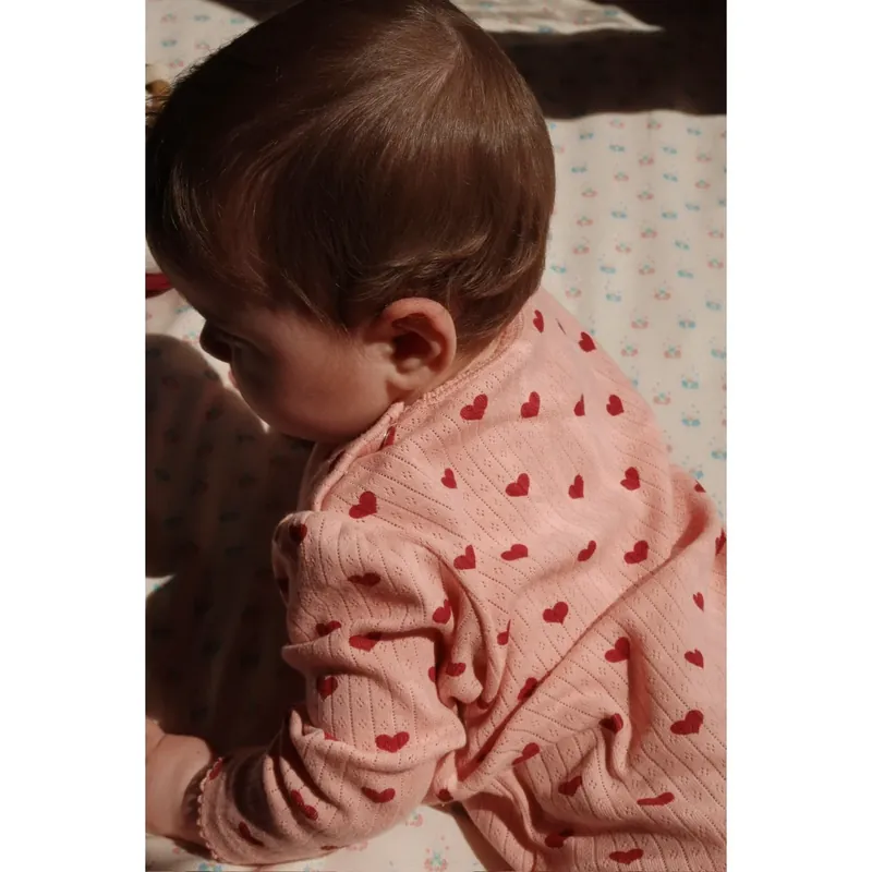 Konges Sløjd Amour Rouge Minnie Onesie Gots Sänkt pris