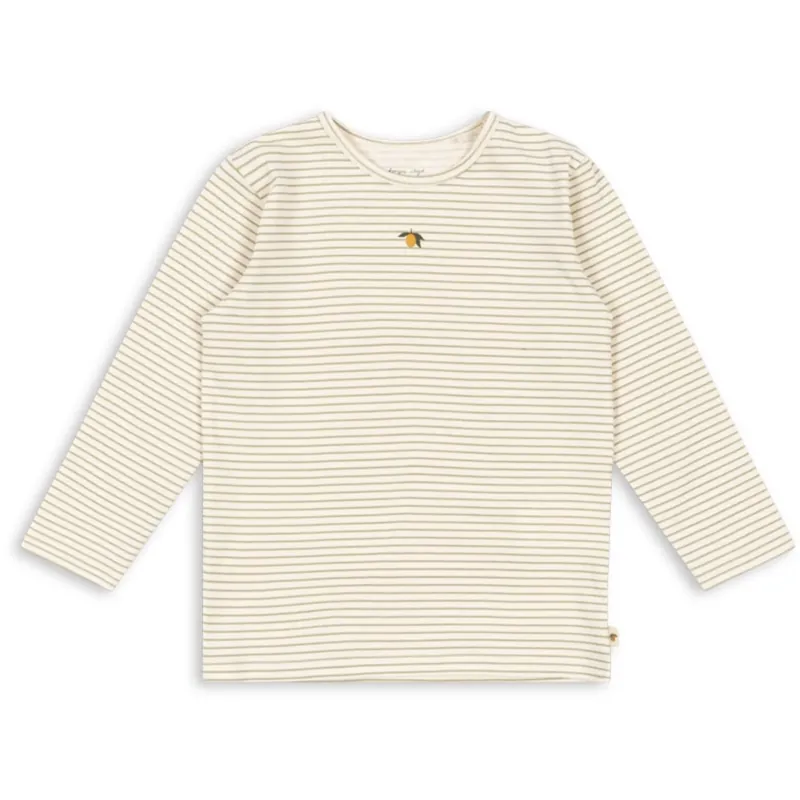 Snabb frakt Konges Sløjd Tea Stripe Basic Blus Gots