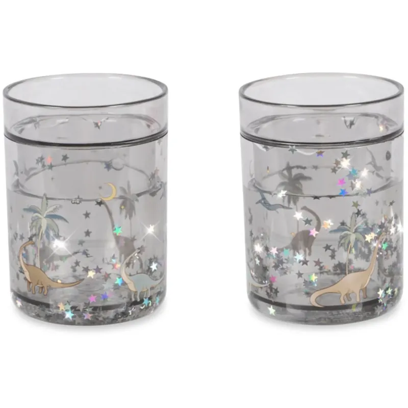Fynd Konges Sløjd Dino 2 Pack Glitter Cups