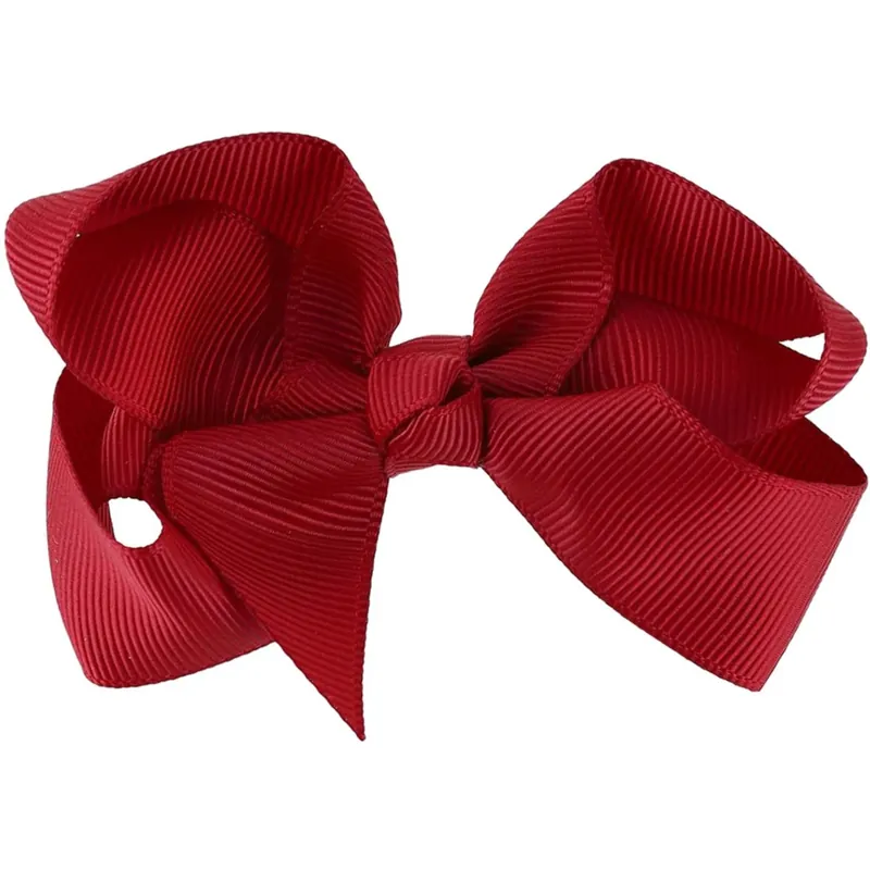 Bow‘s by Stær Klassisk Rosett - Red Sherry - 8 cm Bästa pris