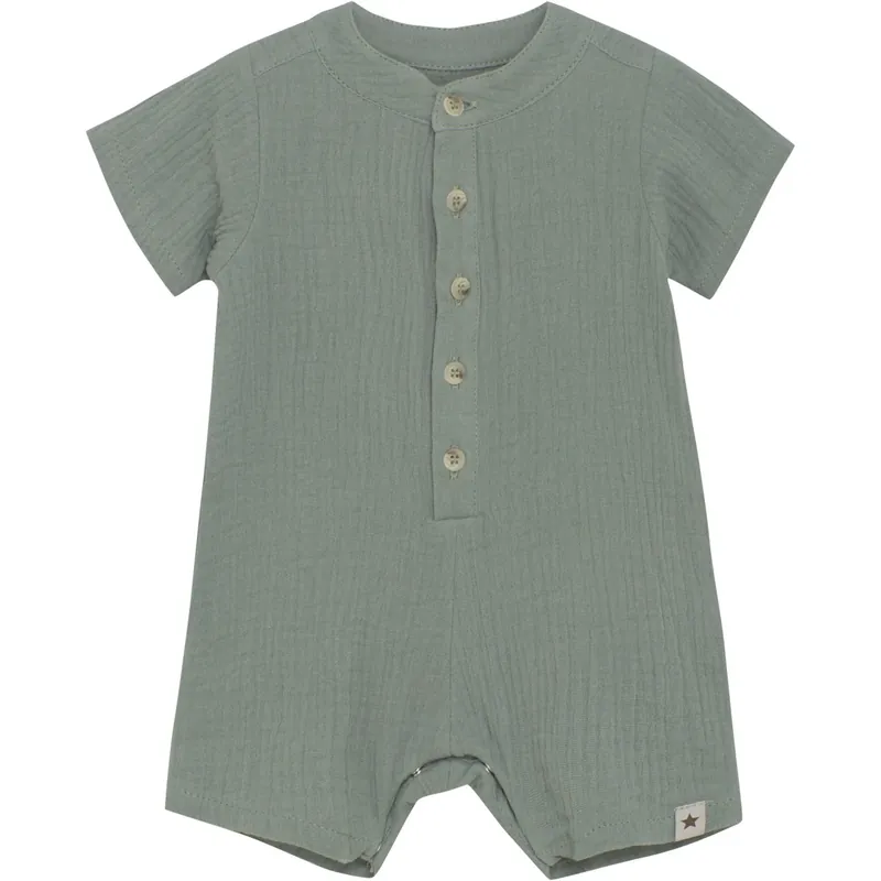Huttelihut Lily Pad Playsuit Muslin Kundfavorit