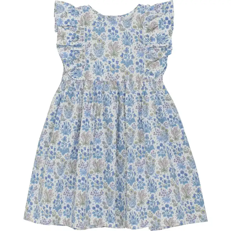 Huttelihut Soft Chambray Klänning I Liberty Tyg Erbjudandepris