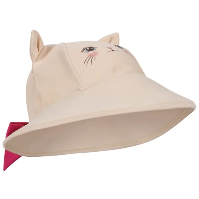Kundfavorit Konges Sløjd Soft Pink Kitty Cat Sun Mössa Grs