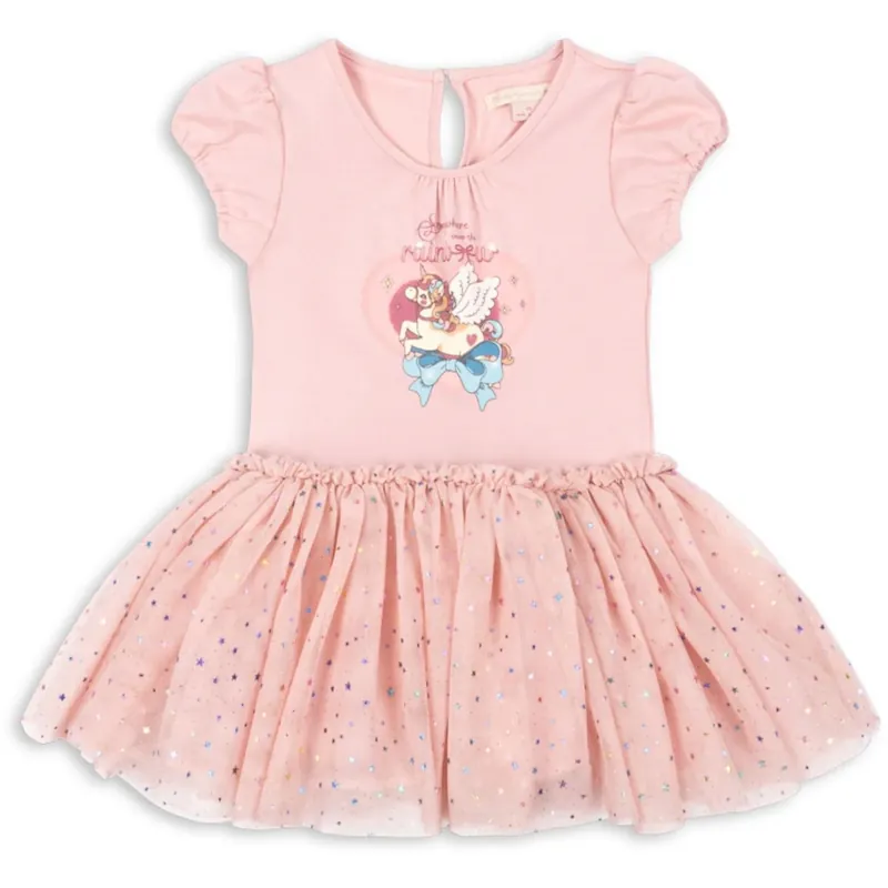 Konges Sløjd Fairy Etoile Holographic Pink Ada Fairy Ballerinaskor Glitter Klänning Begränsat antal