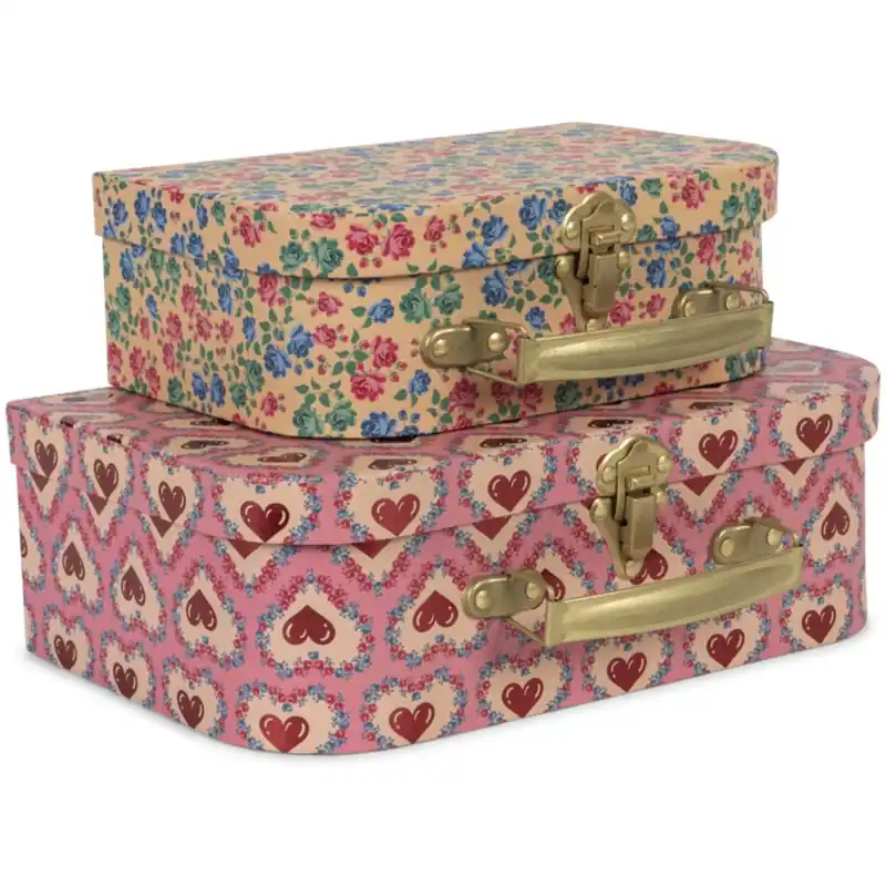 Populär Konges Sløjd Pink 2 Pack Resväska Fsc