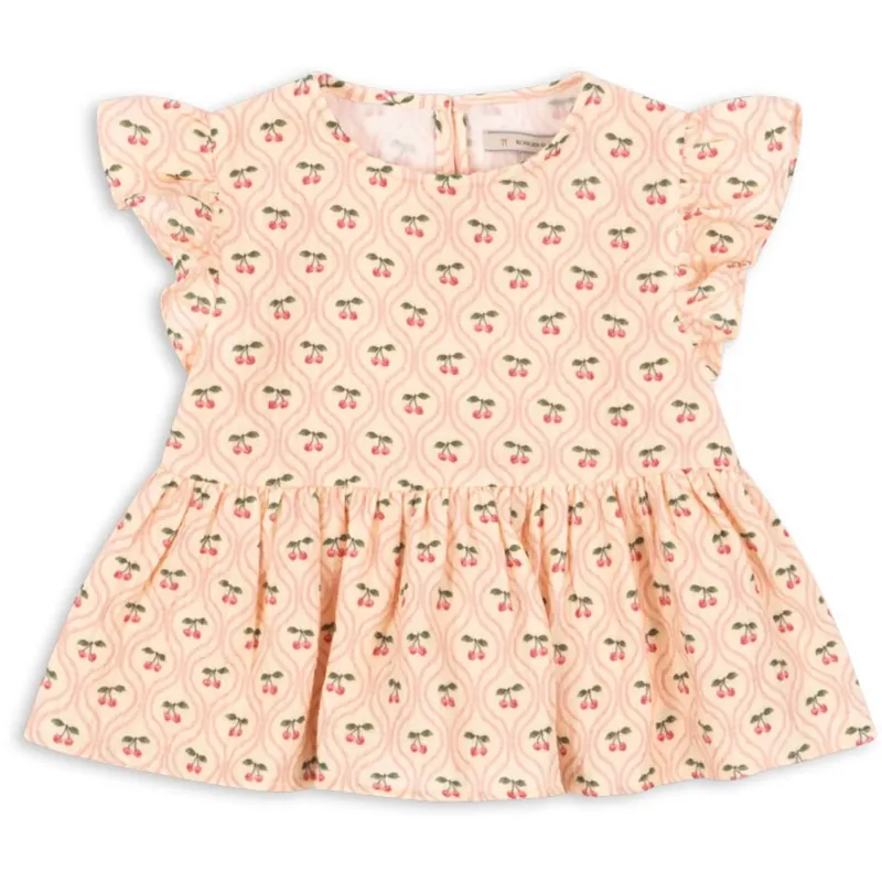 Konges Sløjd Cherry Pink Motif Coco Topp Gots Premium