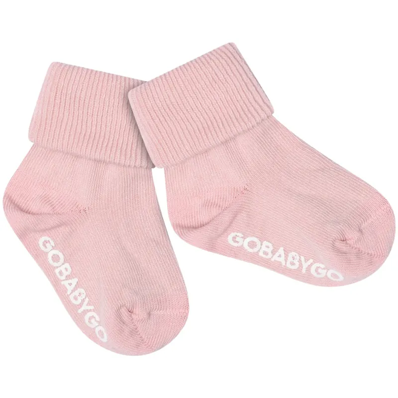 Beställ idag Gobabygo Soft Pink Non Slip Strumpor