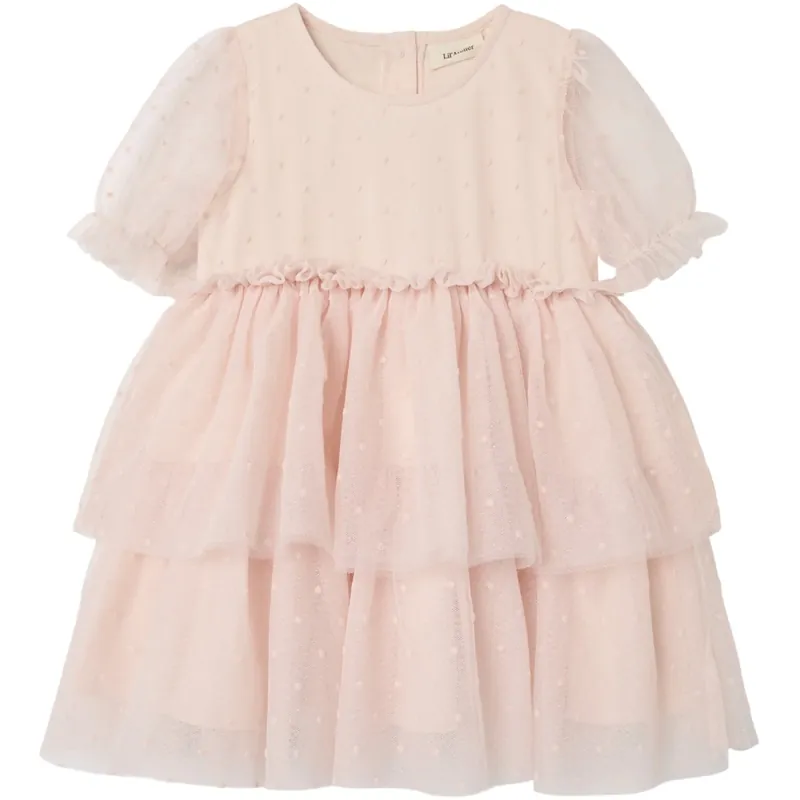 Rea Lil‘Atelier Peach Blush Frilla Loose Tyll Klänning