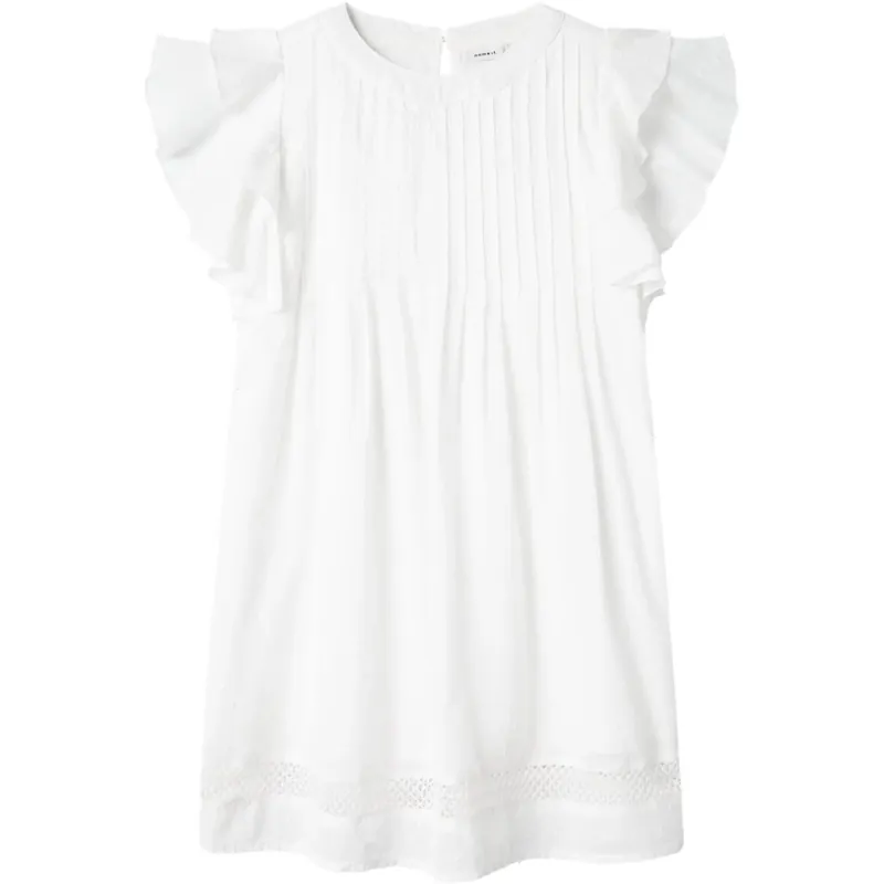 Name It Bright White Faride Klänning Noos Billig