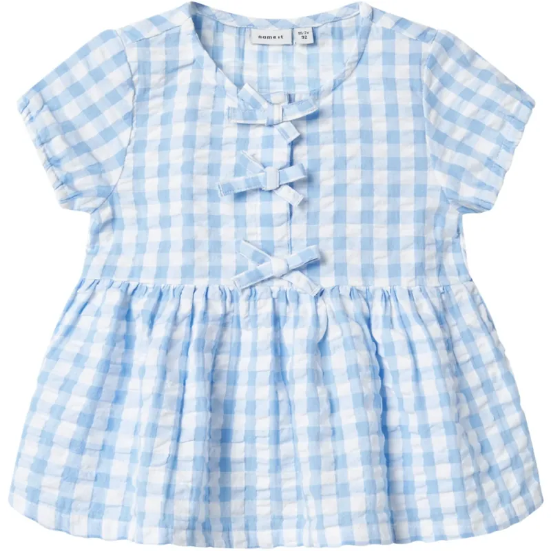 Köp online Name It Bright White Fisina Topp