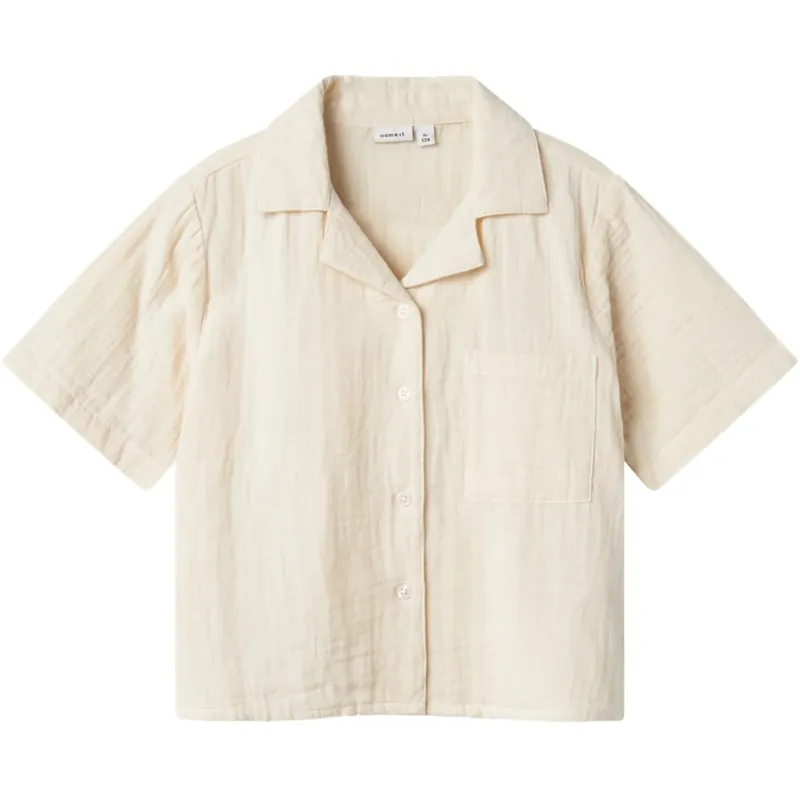 Name It Summer Sand Jasmin Kort Skjorta Noos Premium