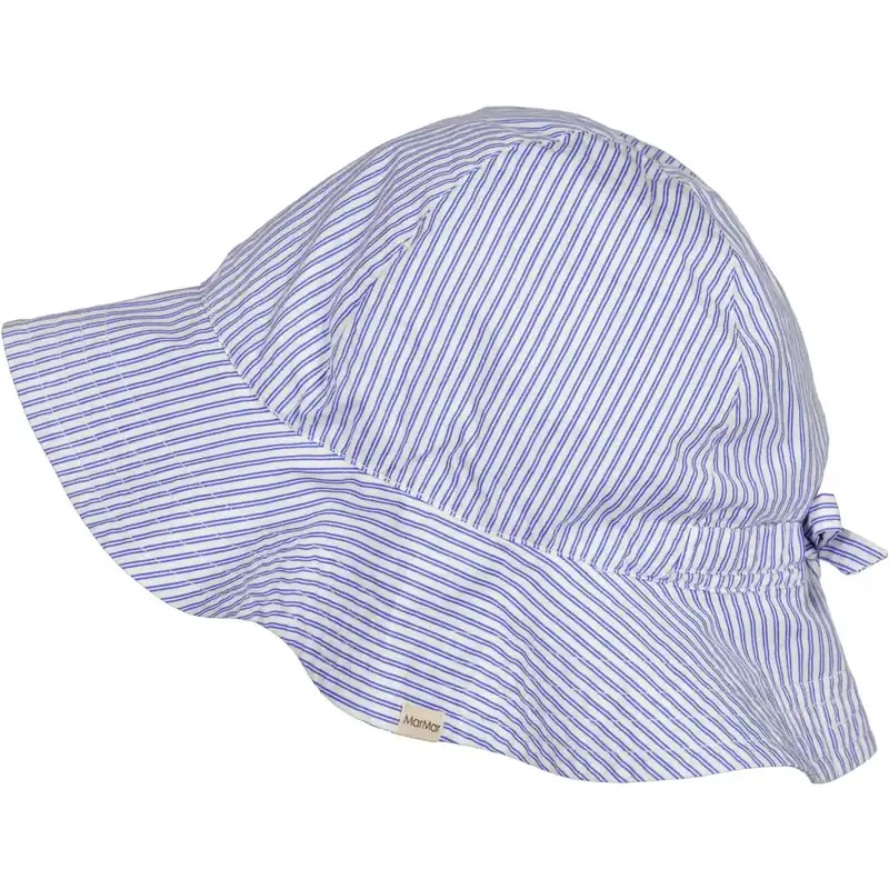MarMar Poplin Bolich Blue Strips Alba Mössa Handla nu