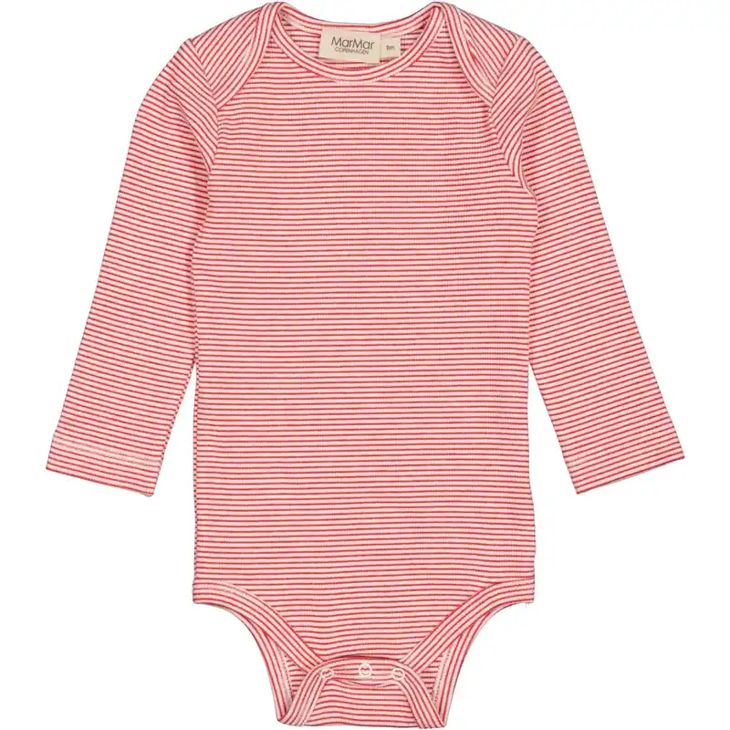MarMar Modal Fine Rib Red Stripe Ben Body Outlet