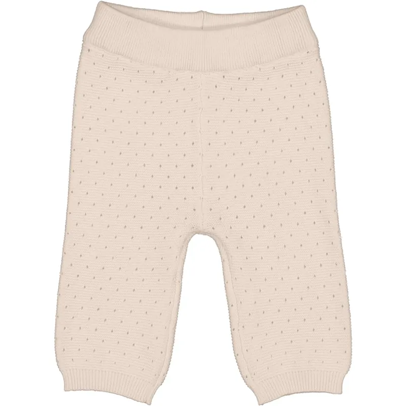 Begränsad tid MarMar New Born Cotton Knit Links-Links Sand Castle Pira Stickad Byxor
