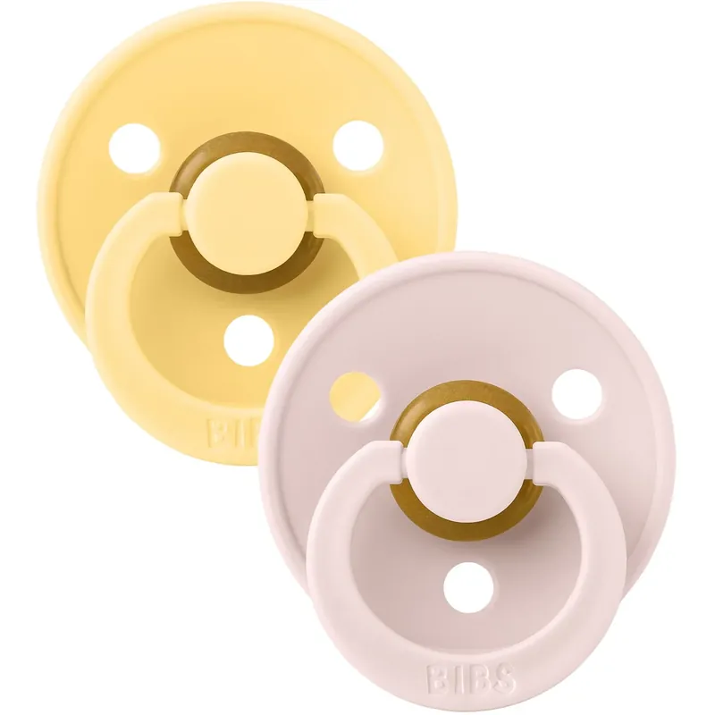 Beställ idag Bibs Pale Butter/Petal Napp Colour 2 Pack Latex