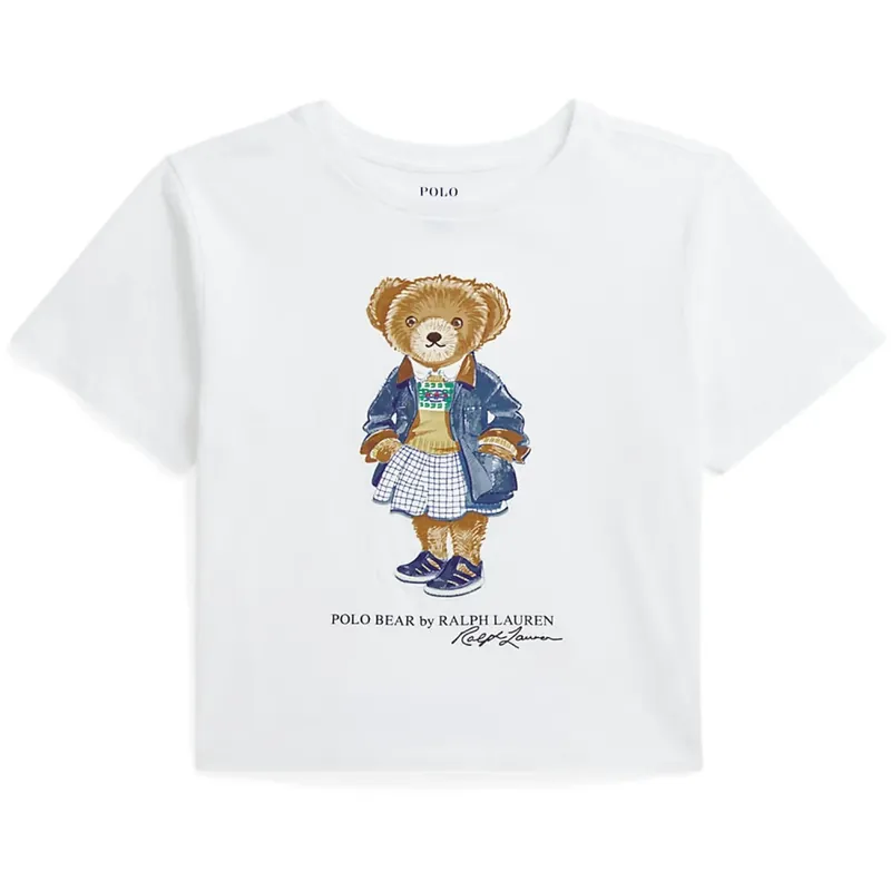 Snabb frakt Polo Ralph Lauren White Girl T-Shirt