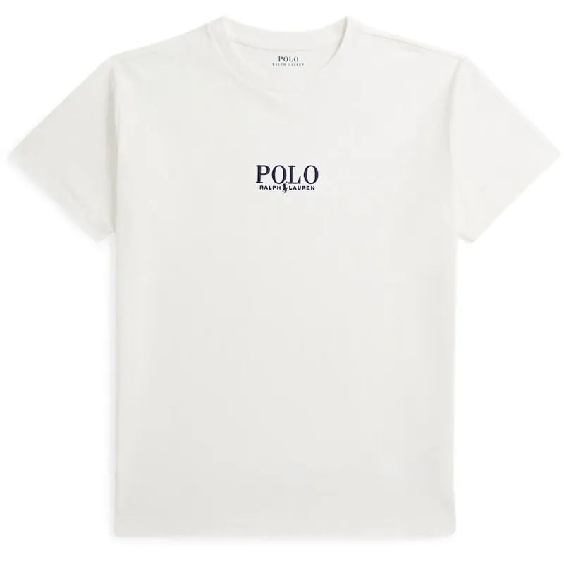 Polo Ralph Lauren Paper White Boy T-Shirt Säker betalning