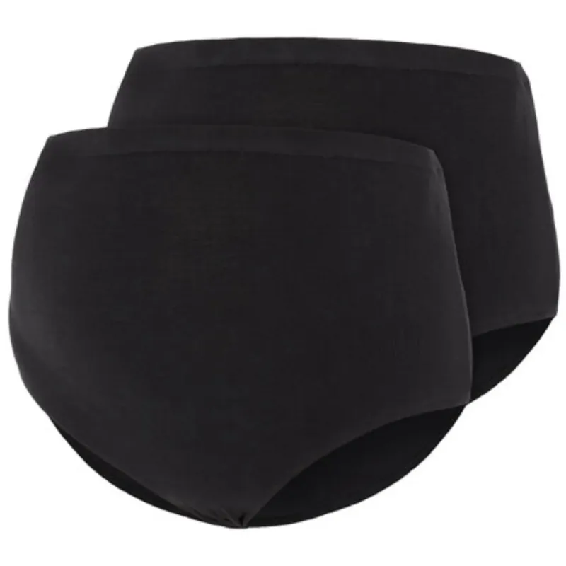Mama;licious Black Heal Bomullstrosor 2-pack Noos Begränsat erbjudande