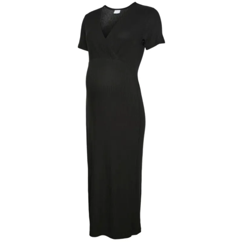 Handla nu Mama;licious Black Trinity Tess Midi Klänning Noos