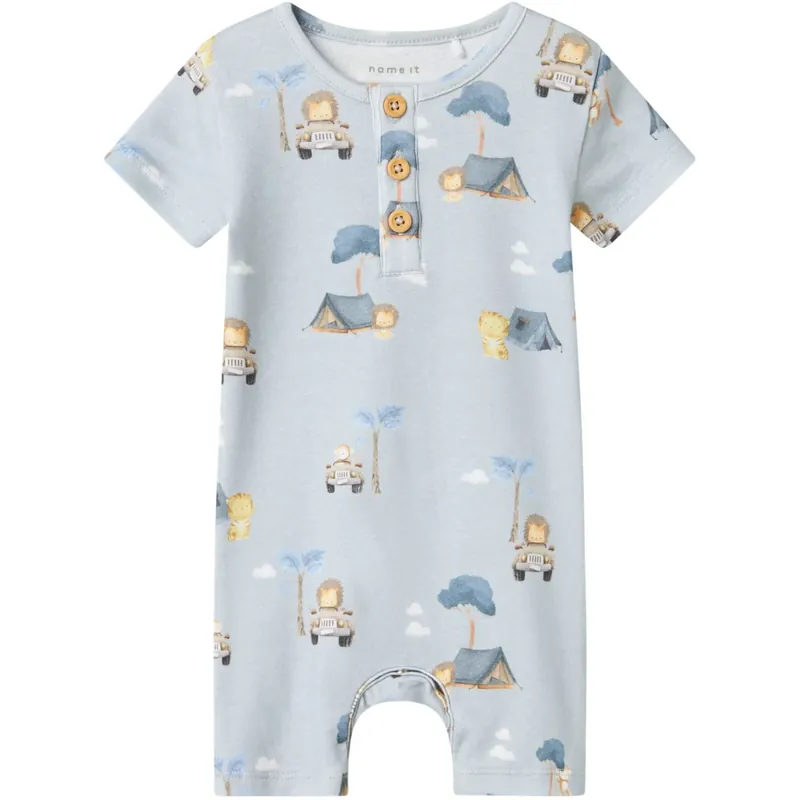 prisnedsättning Name It Pearl Blue Help Onesie