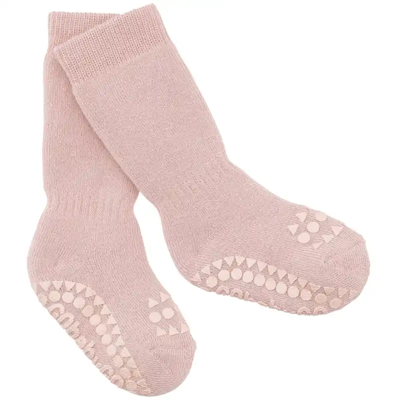 Gobabygo Dusty Rose Non-slip Strømper Bästa pris