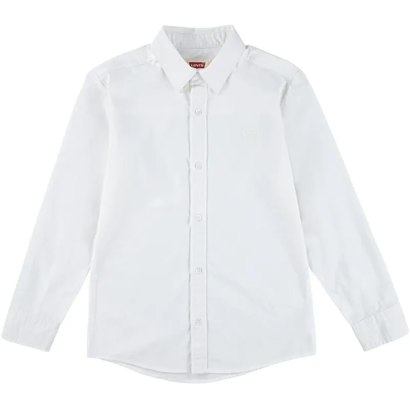 Levi‘s Bright White Battery Housemark Skjorta Rabatter