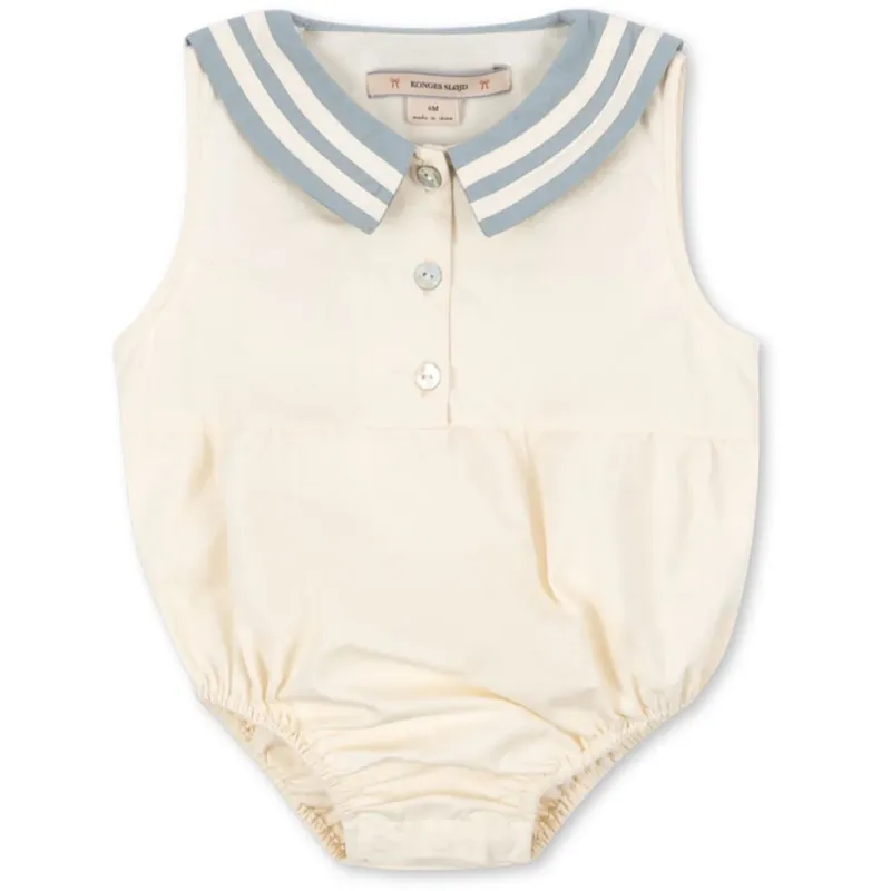 Konges Sløjd Ashley Blue Celebration Sailor Romper GOTS Billig