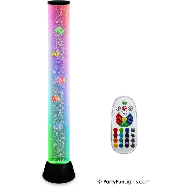 Sista chansen Party Funlight XXL Fiskelamp Med Bobler H 80cm