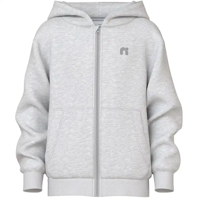 Extra rabatt Name It Grey Melange Valon Regular Sweat Cardigan
