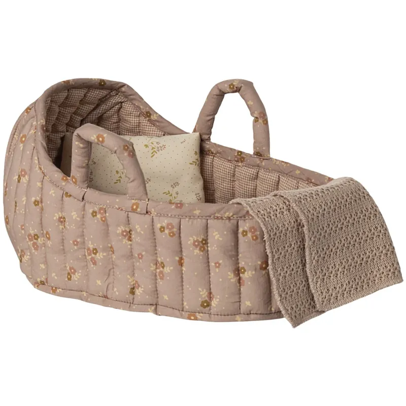 Maileg Carry Cot, Large - Rose Populärt val