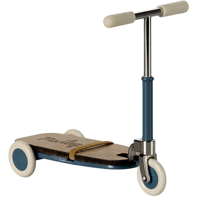 Begränsat antal Maileg Kick Board, Mouse - Blue